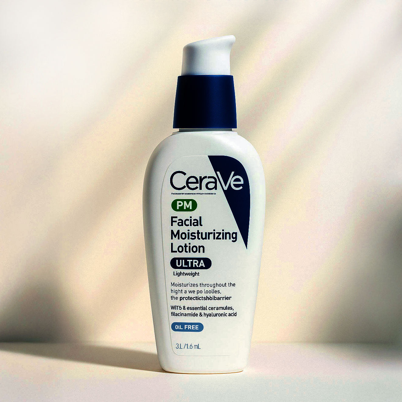 CeraVe Loción Facial Hidratante de Noche – Ultra Ligera (89 ml)