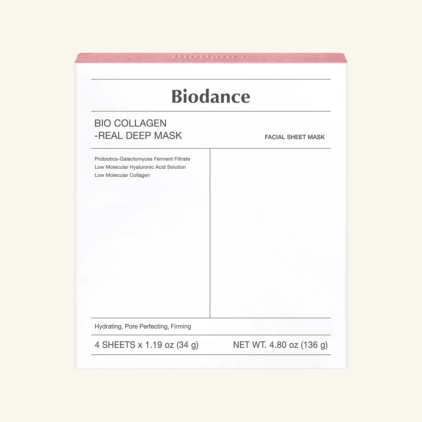 Mascarilla profunda real de biocolágeno BIODANCE