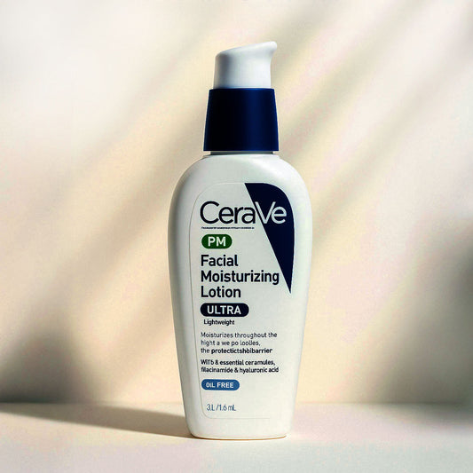 CeraVe Loción Facial Hidratante de Noche – Ultra Ligera (89 ml)