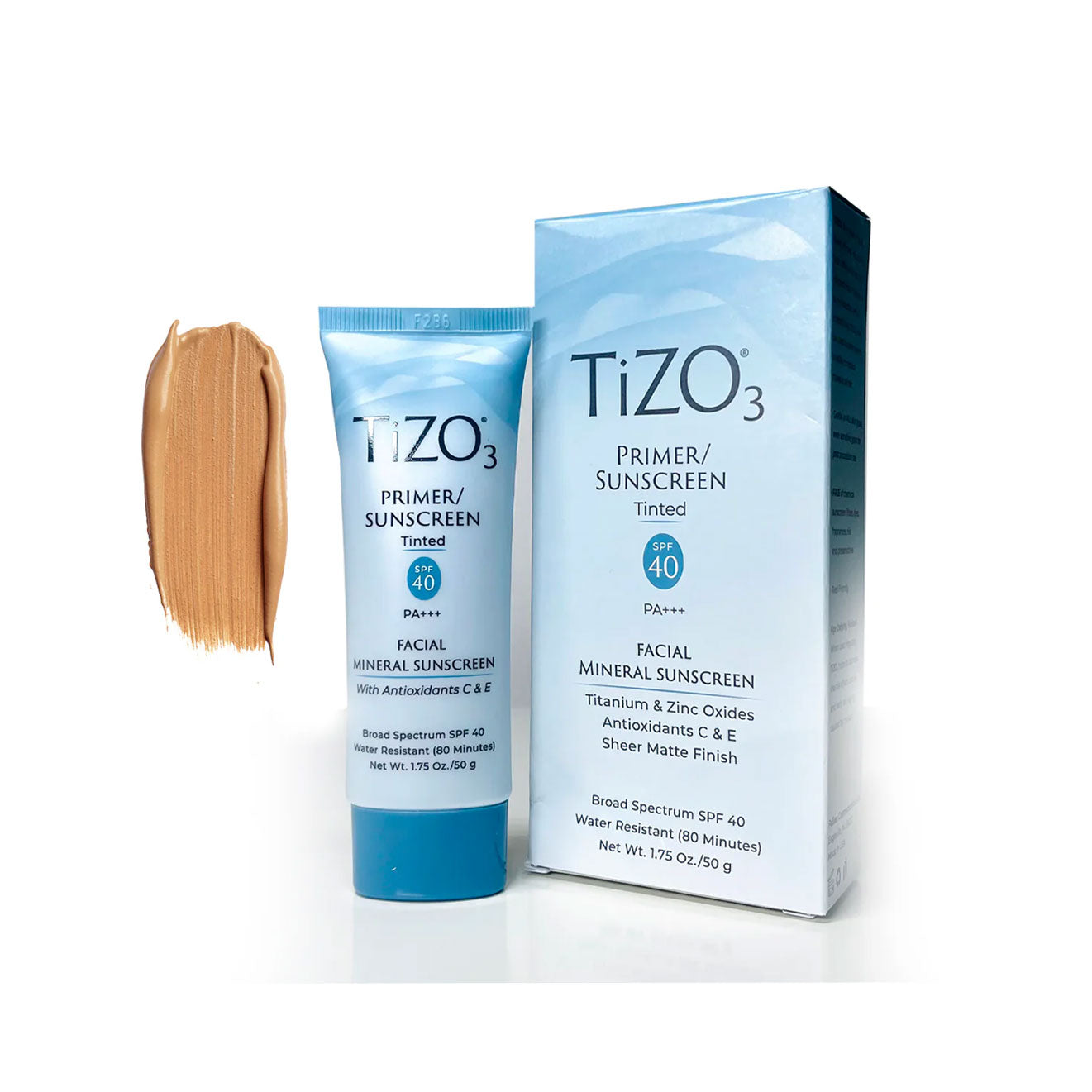 TiZO3 Prebase / Protector Solar con Color SPF 40 (50 g)